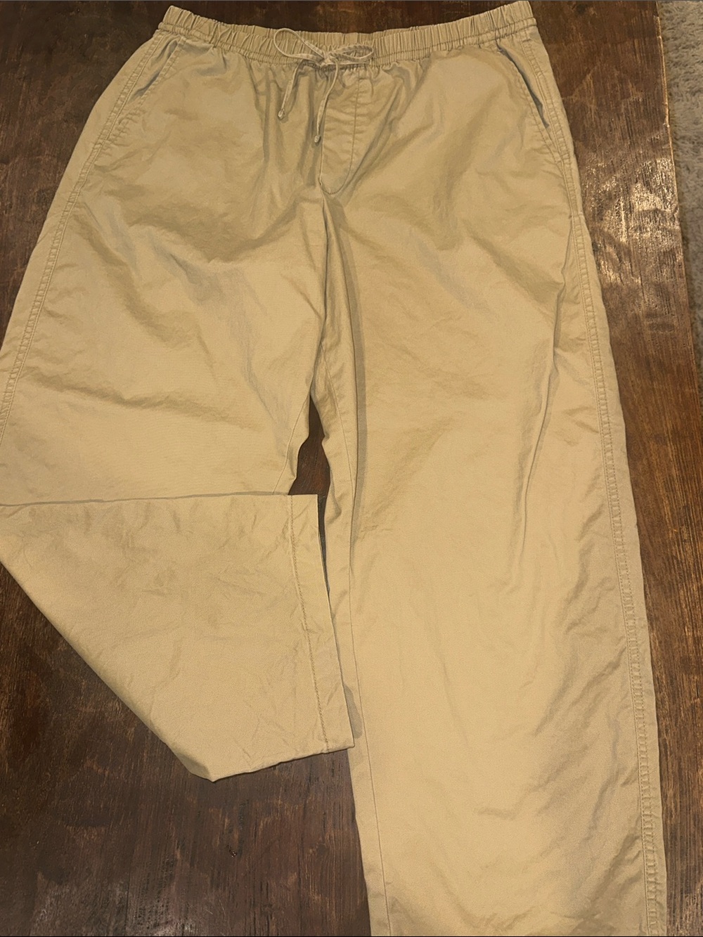 GAP Drawstring Chinos in Khaki